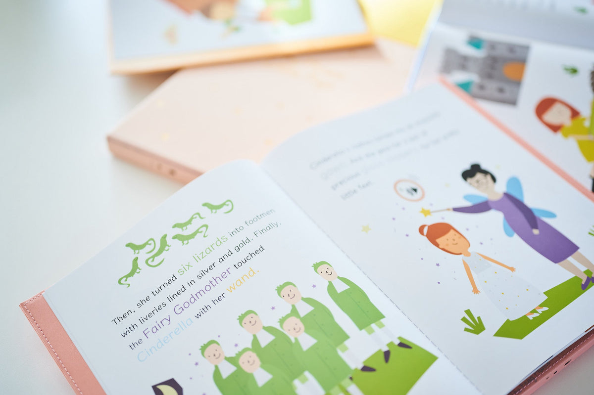 Reading fairy tales to kids