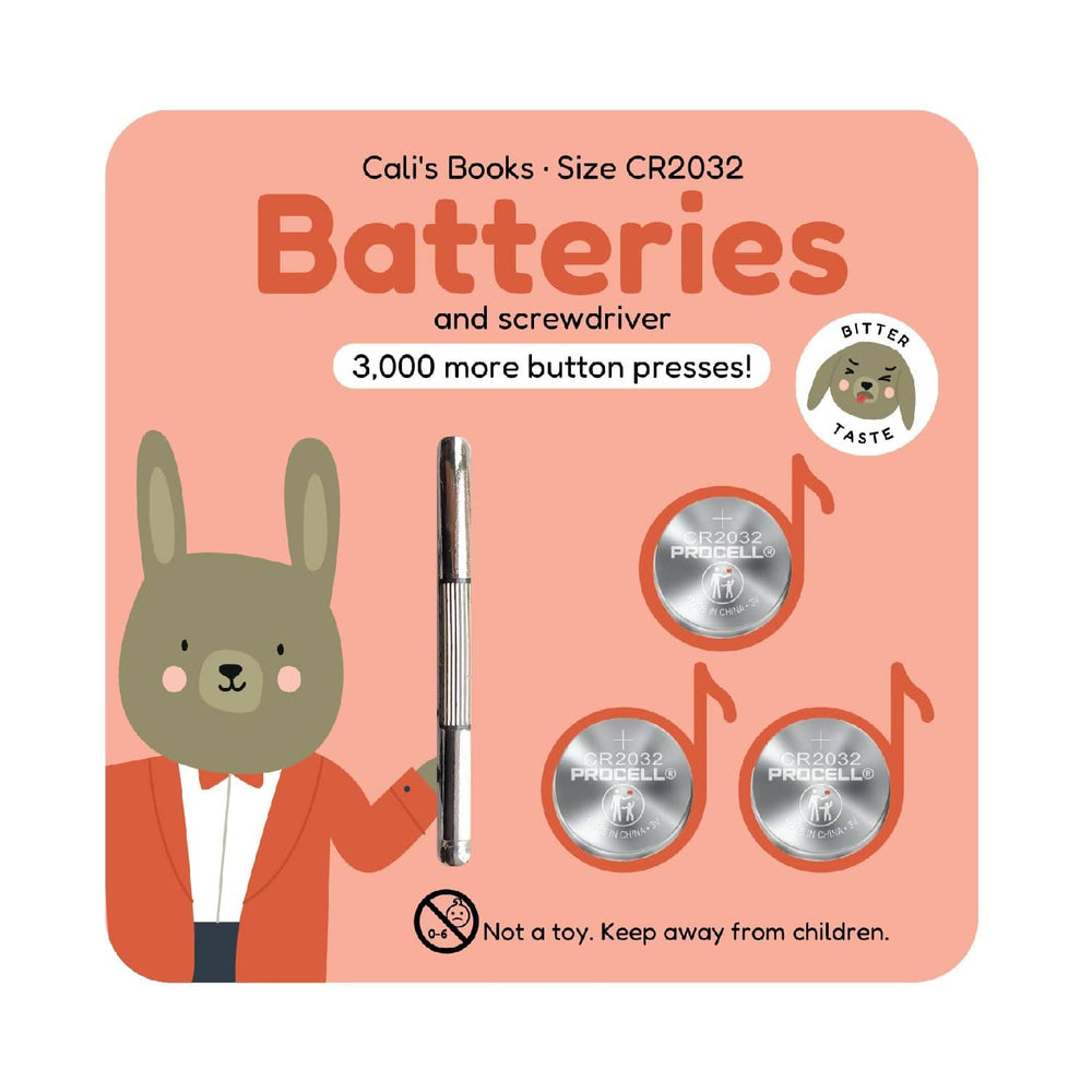 Cali's Books Batteries CR2032 Bitter Taste Battery Replacement Kit