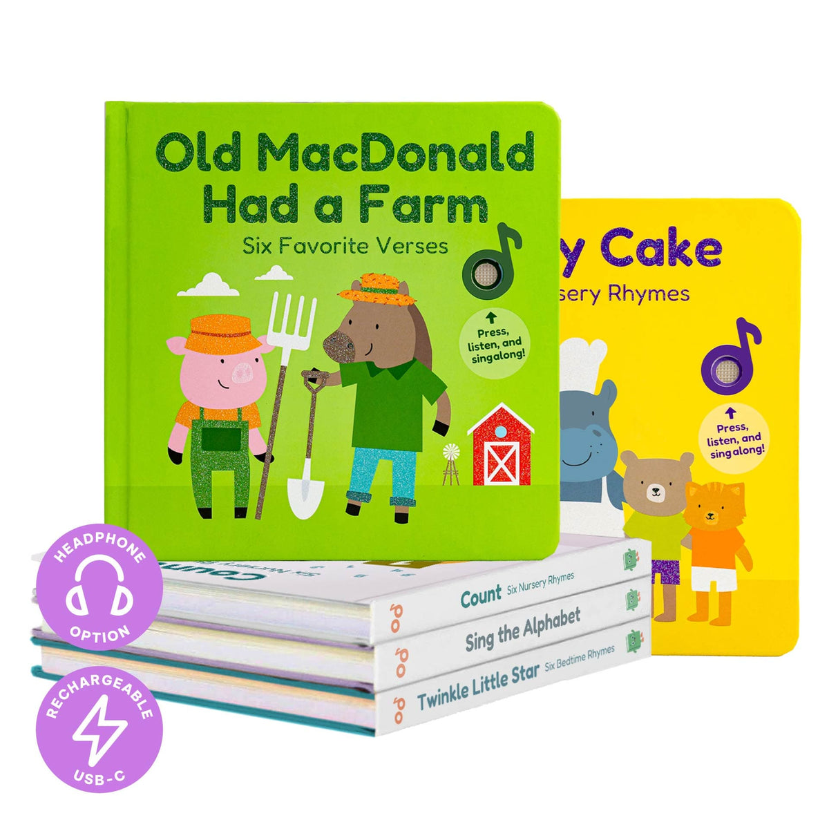 Cali's Books Bundles Sing & Learn English - Headphone Edition