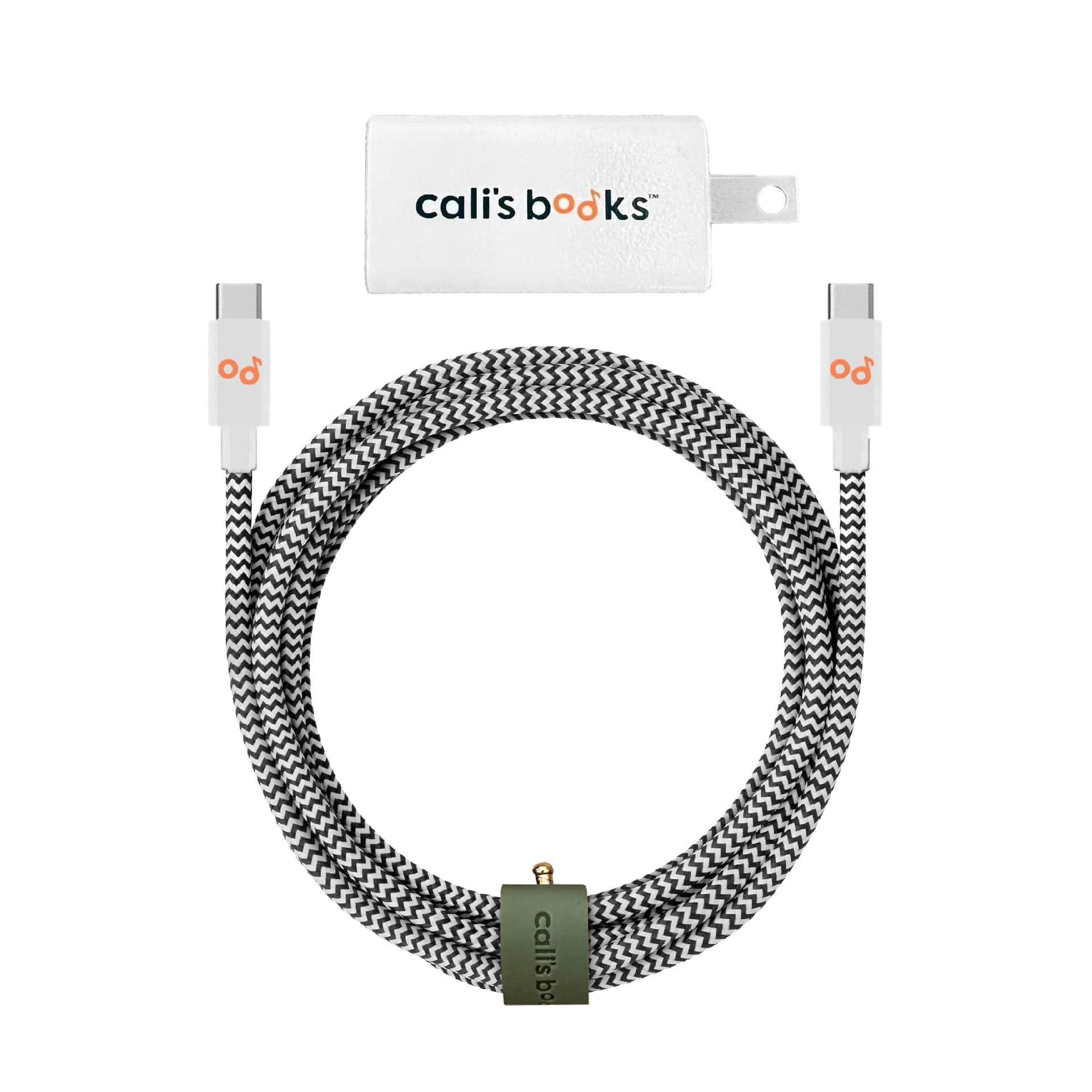 Cali's Books Charger USB-C Charger & Cable