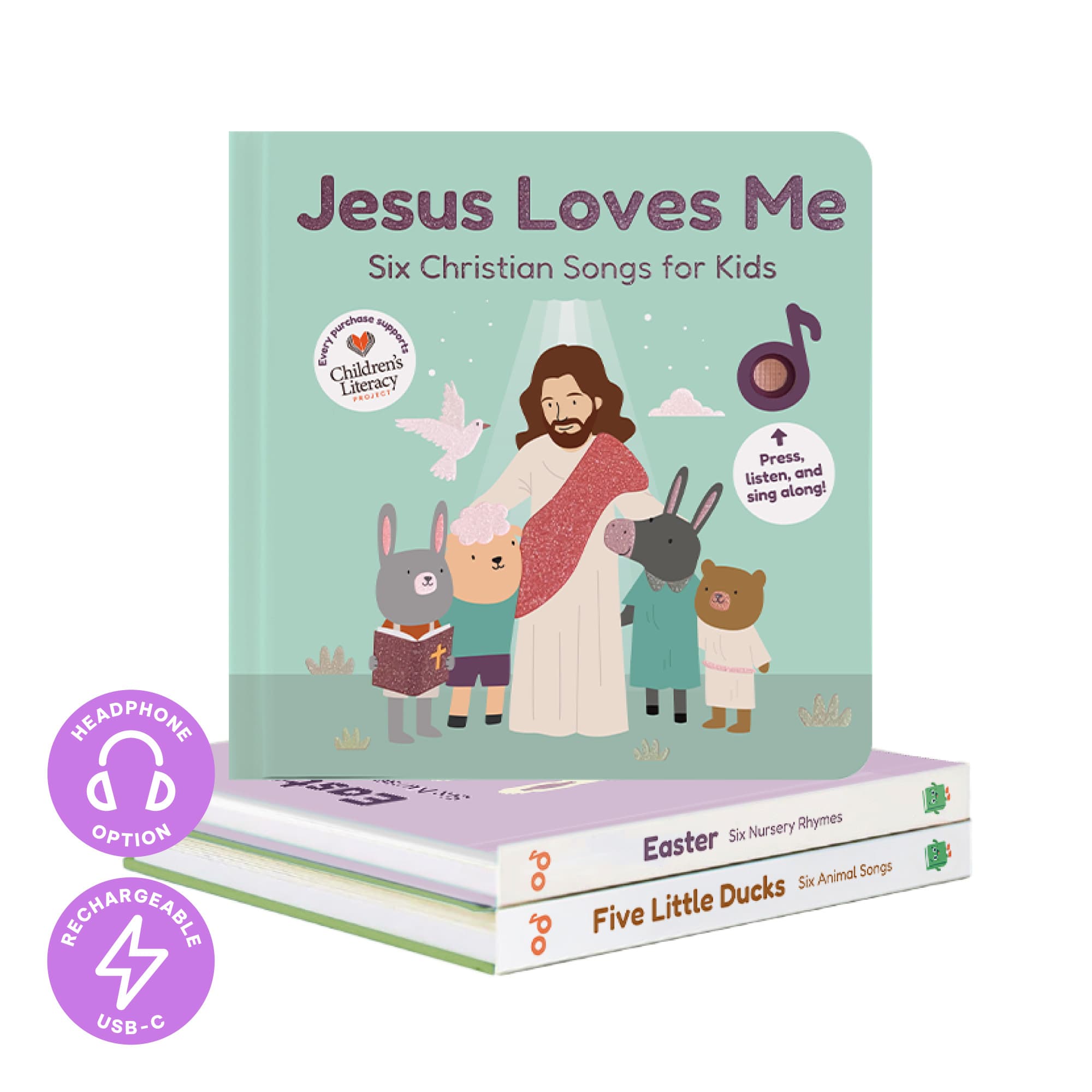 Cali's Books Jesus Loves Me Easter Bundle - Headphone Edition