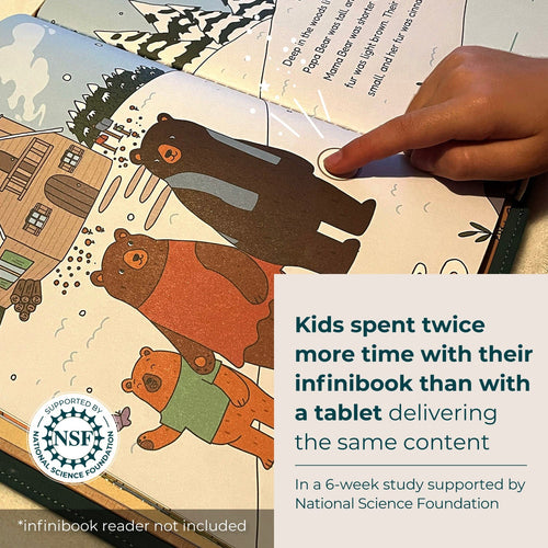 Cali's Books Recordable Booklets Goldilocks and the Three Bears - infinibooklet