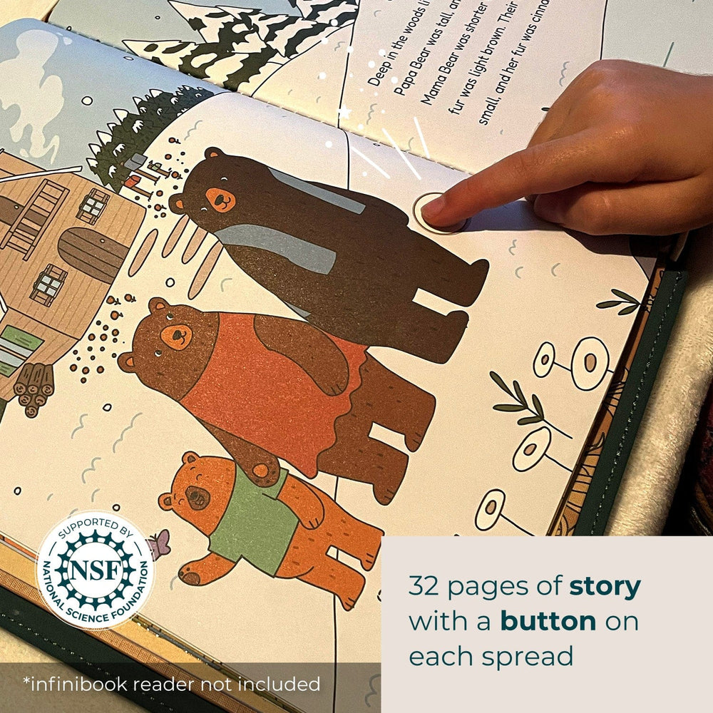 Cali's Books Recordable Booklets Goldilocks and the Three Bears - infinibooklet