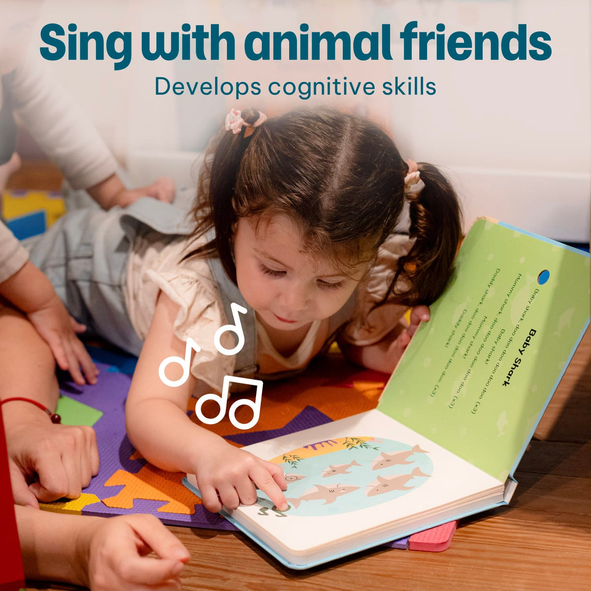 Cali's Books Sound Books Baby Shark Nursery Rhymes - Headphone Edition