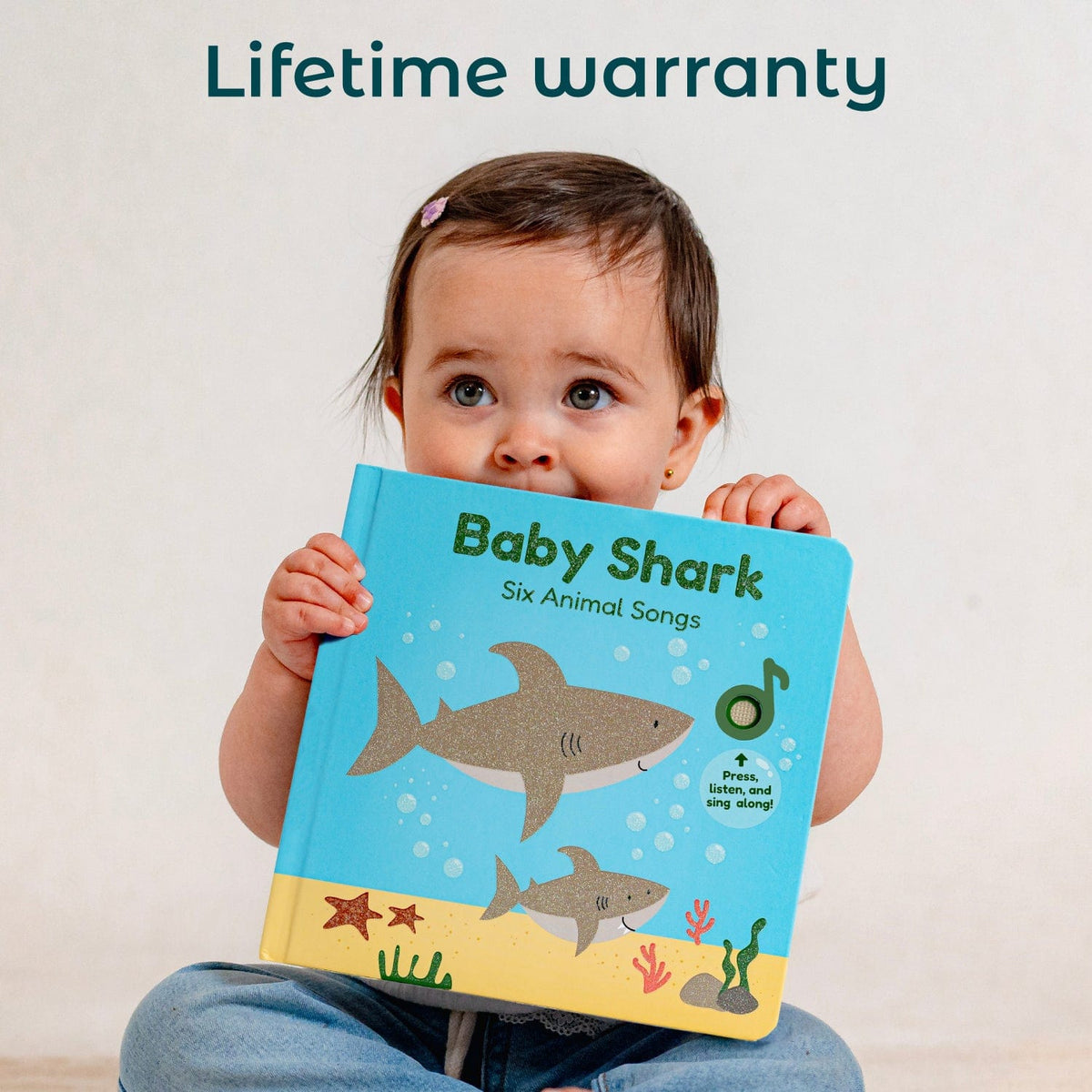 Cali's Books Sound Books Baby Shark Nursery Rhymes - Rechargeable