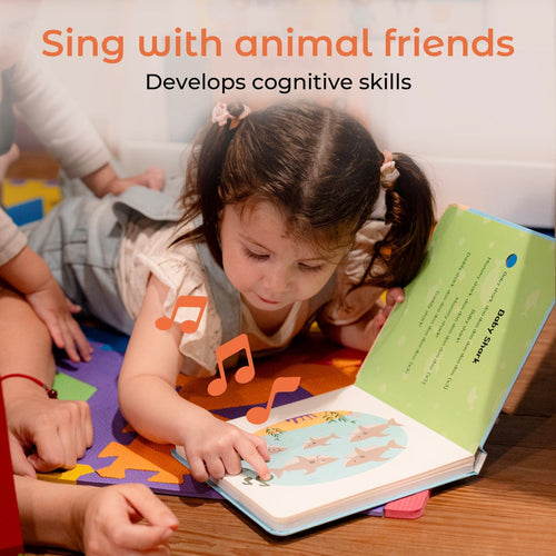 Cali's Books Sound Books Baby Shark Nursery Rhymes - Rechargeable
