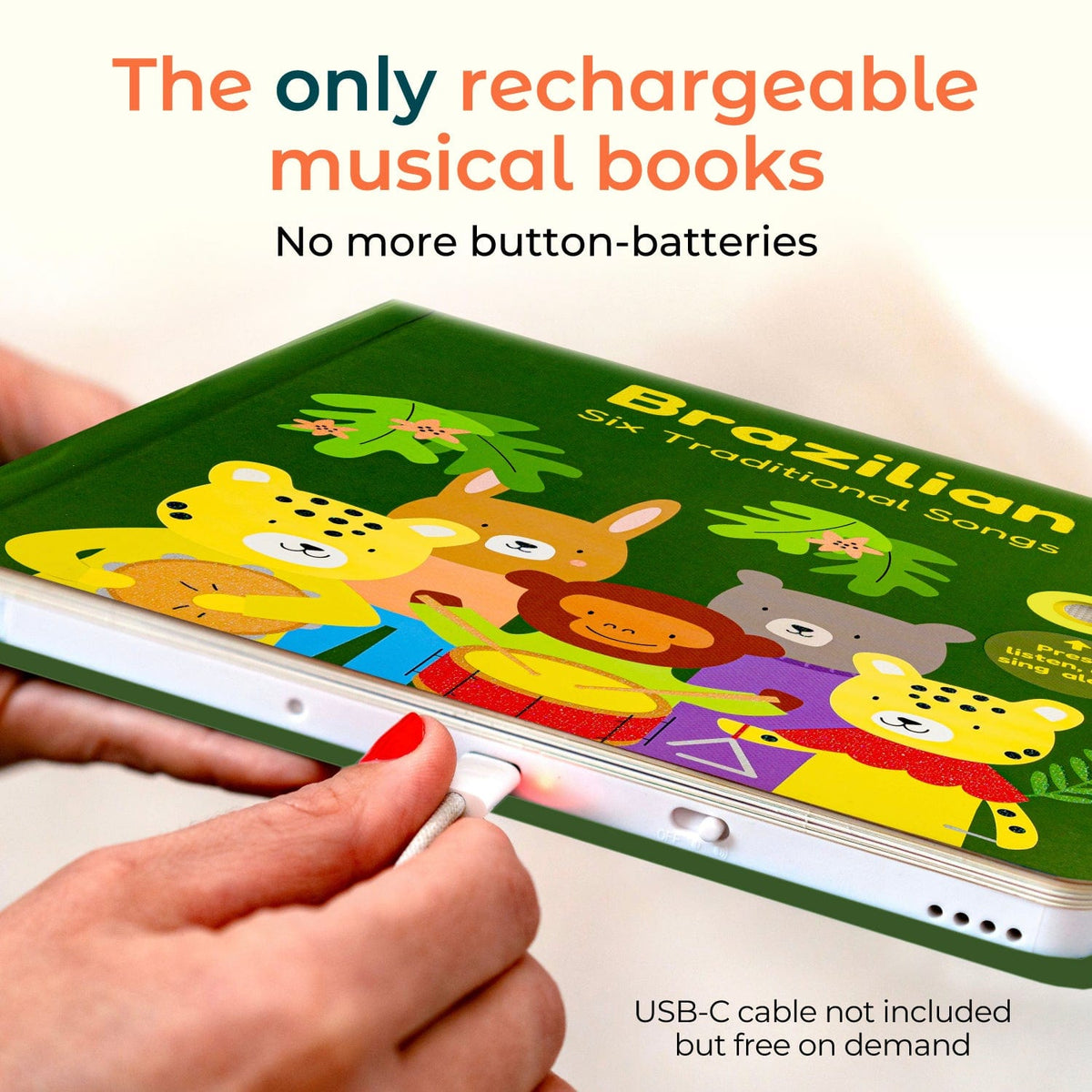 Cali's Books Sound Books Brazilian Nursery Rhymes - Rechargeable