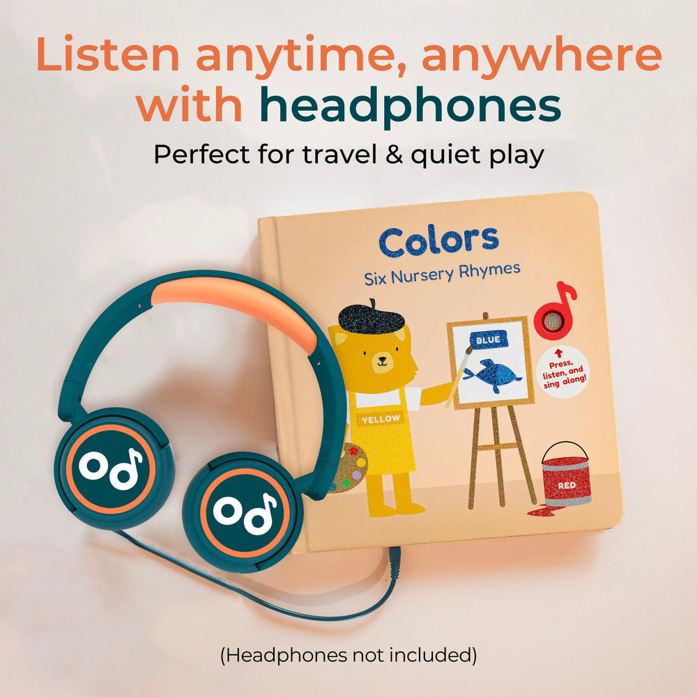 Cali's Books Sound Books Colors Nursery Rhymes - Headphone edition