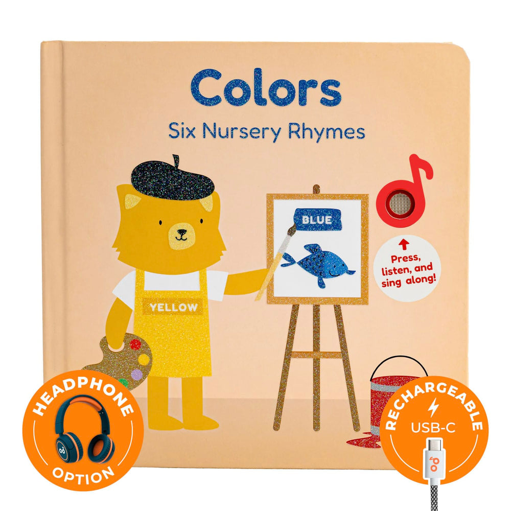 Cali's Books Sound Books Colors Nursery Rhymes - Headphone edition