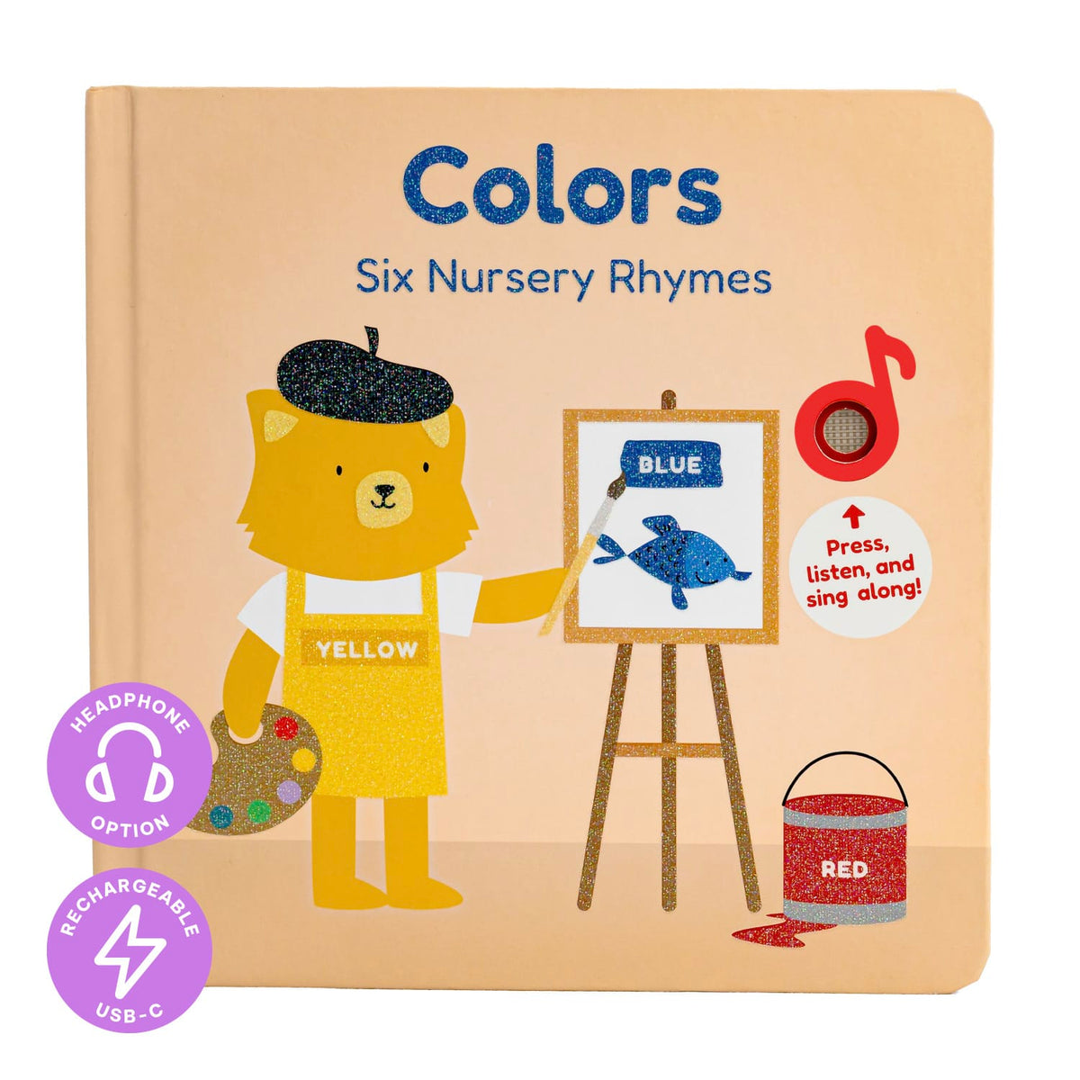 Cali's Books Sound Books Colors Nursery Rhymes - Headphone edition