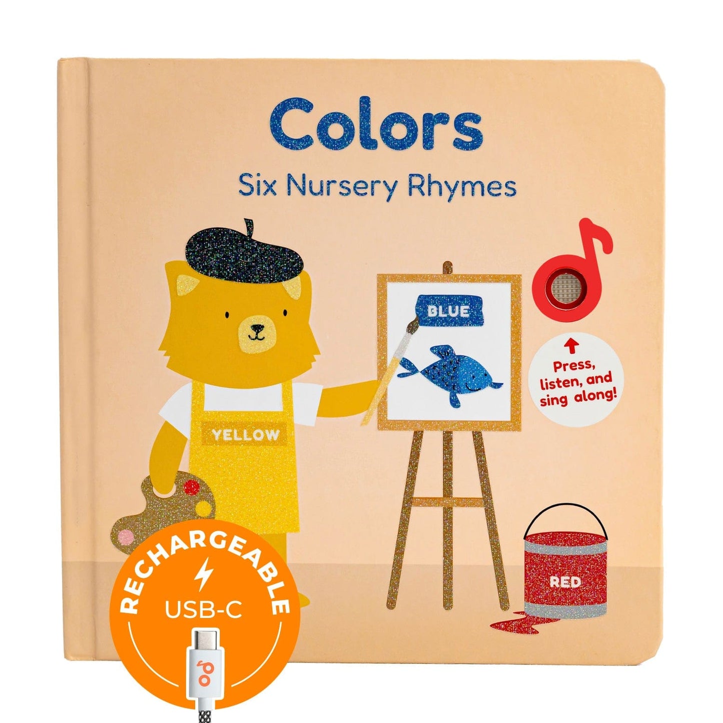 Cali's Books Sound Books Colors Nursery Rhymes - Rechargeable