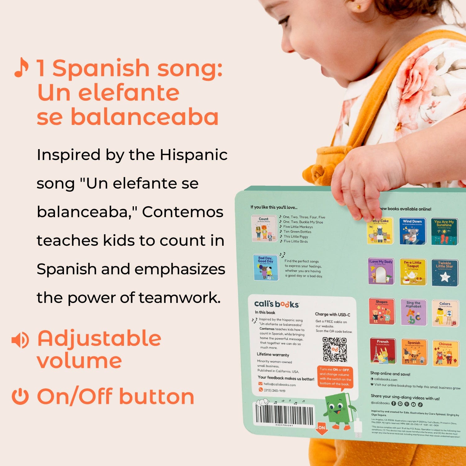 Cali's Books Sound Books Contemos - Rechargeable