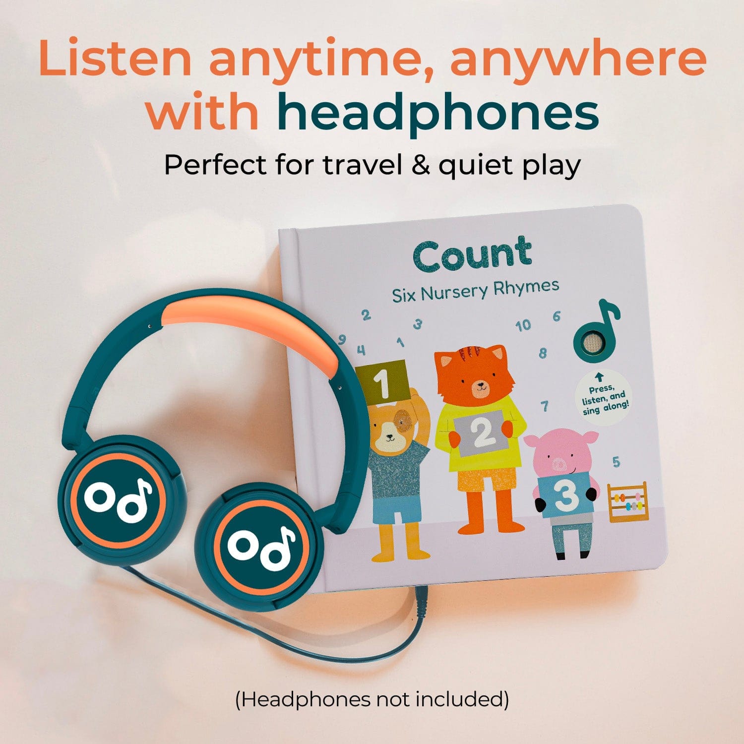 Cali's Books Sound Books Count With Nursery Rhymes - Headphone Edition