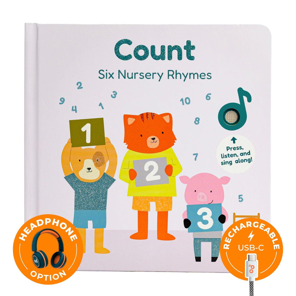 Cali's Books Sound Books Count With Nursery Rhymes - Headphone Edition