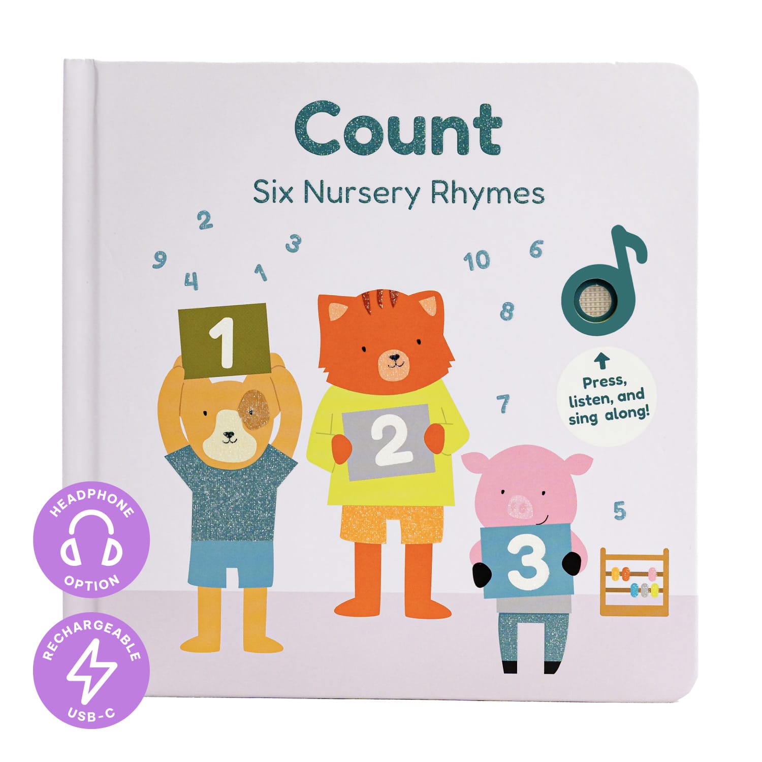 Cali's Books Sound Books Count With Nursery Rhymes - Headphone Edition
