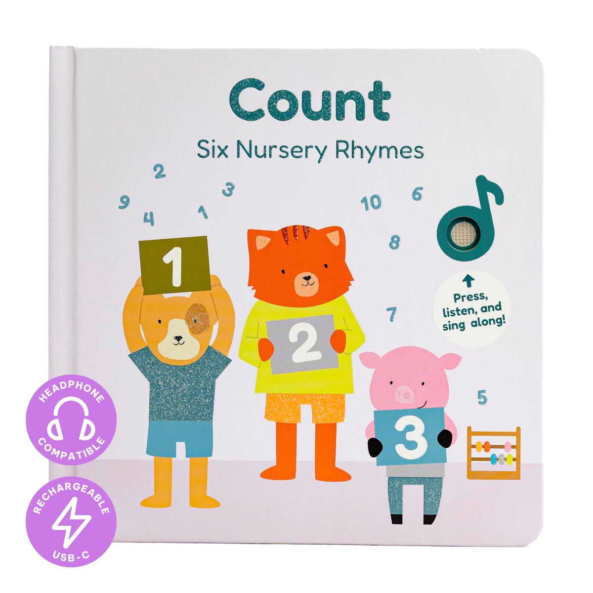Cali's Books Sound Books Count With Nursery Rhymes - Headphone Edition