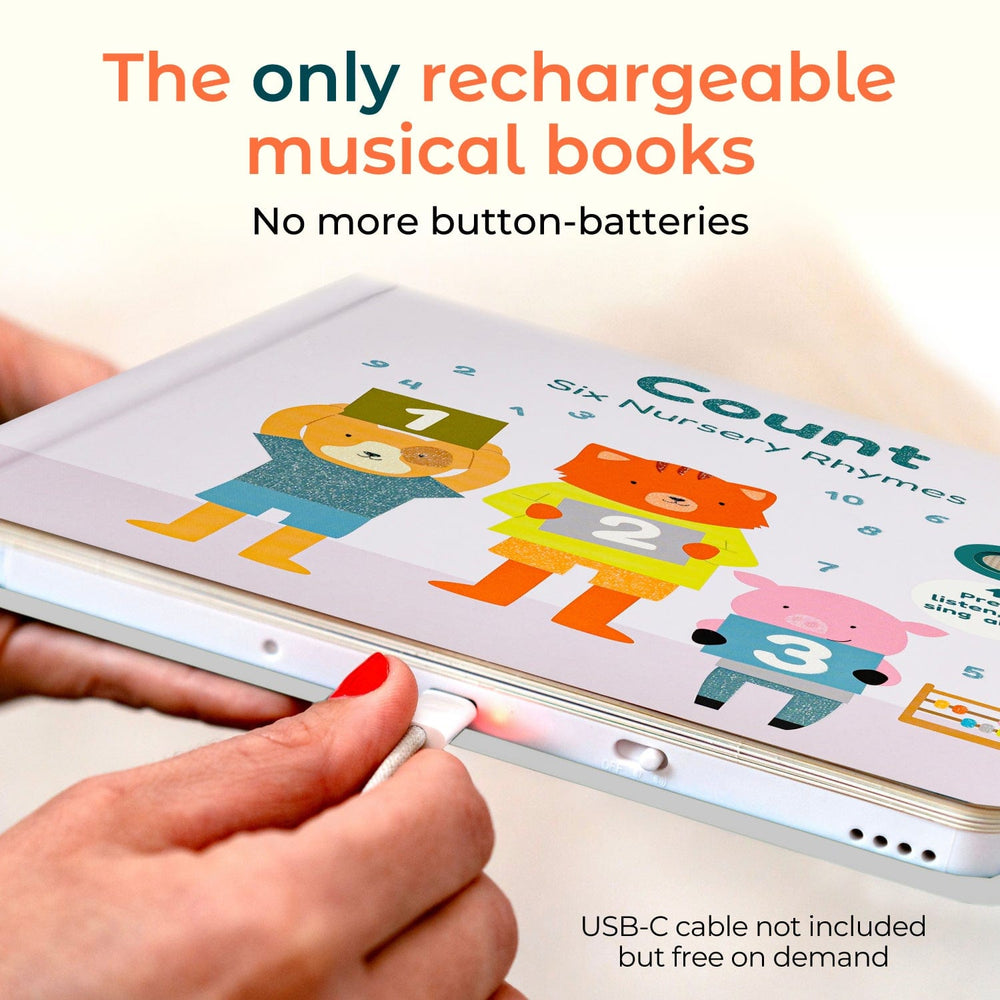 Cali's Books Sound Books Count With Nursery Rhymes - Rechargeable