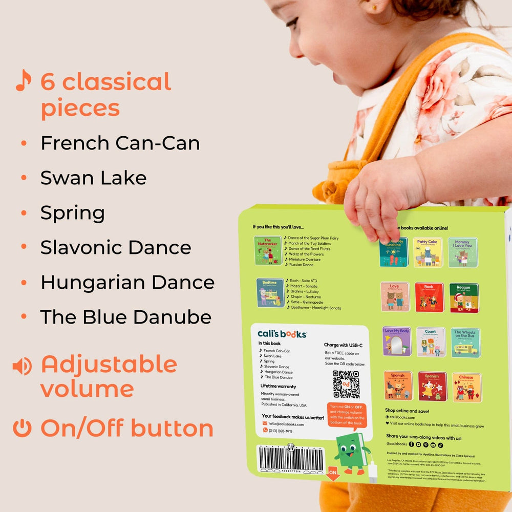Cali's Books Sound Books Dance to Classical Music - Rechargeable