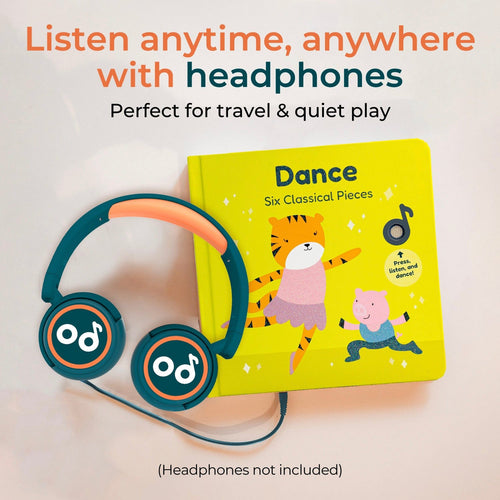 Cali's Books Sound Books Dance to Classical Music - Rechargeable w/Jack Feature