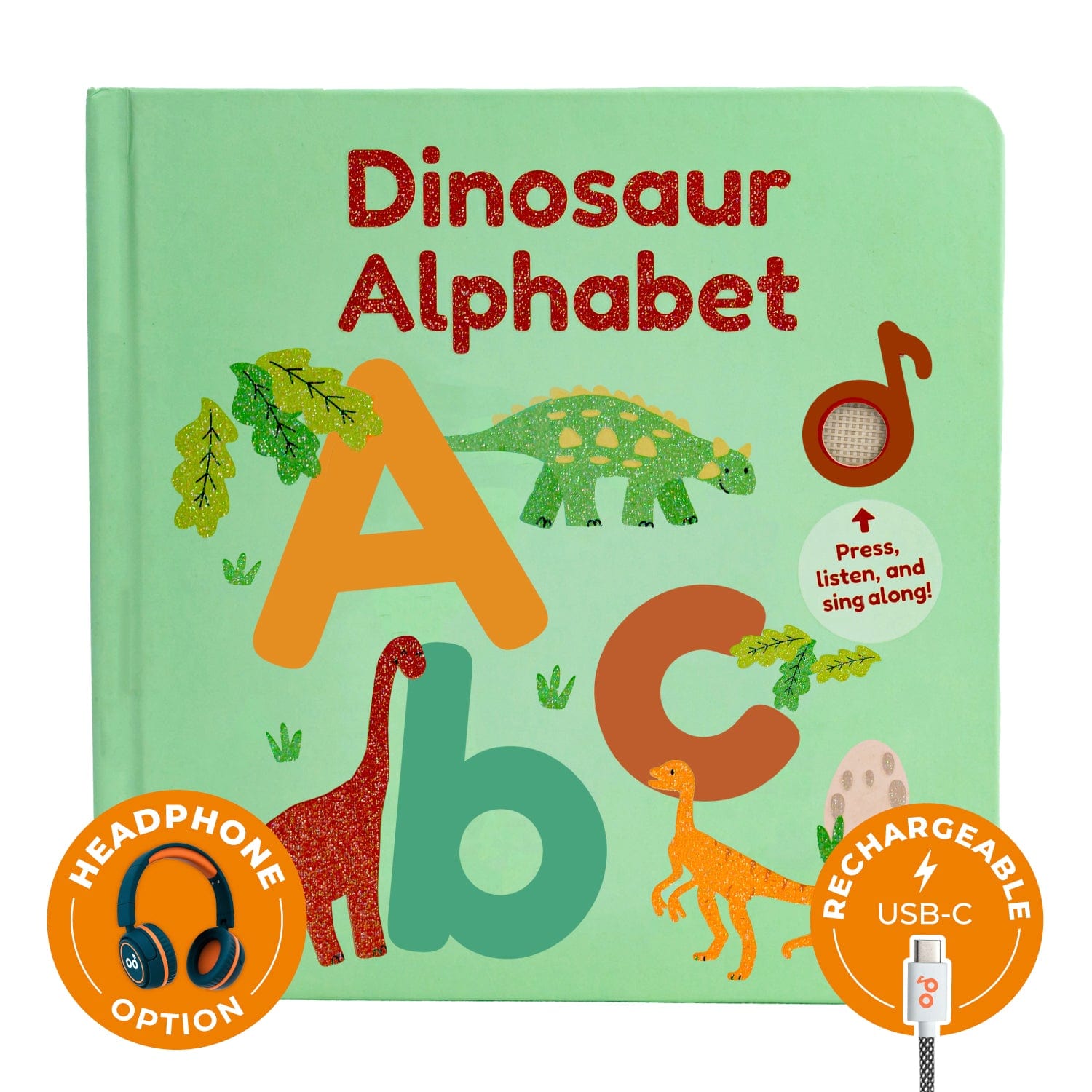 Dinosaur Alphabet - Headphone Edition