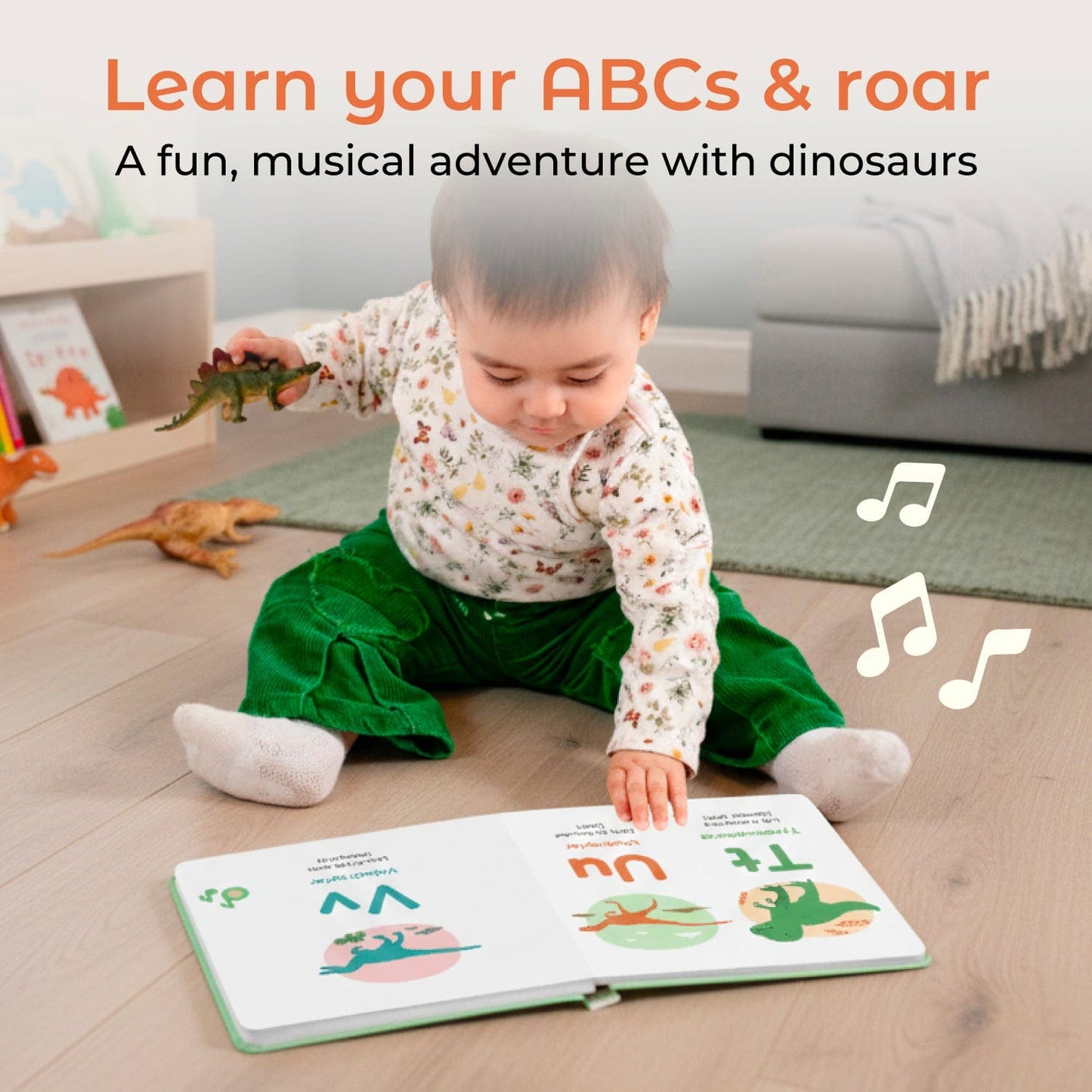 Cali's Books Sound Books Dinosaur Alphabet - Headphone Edition