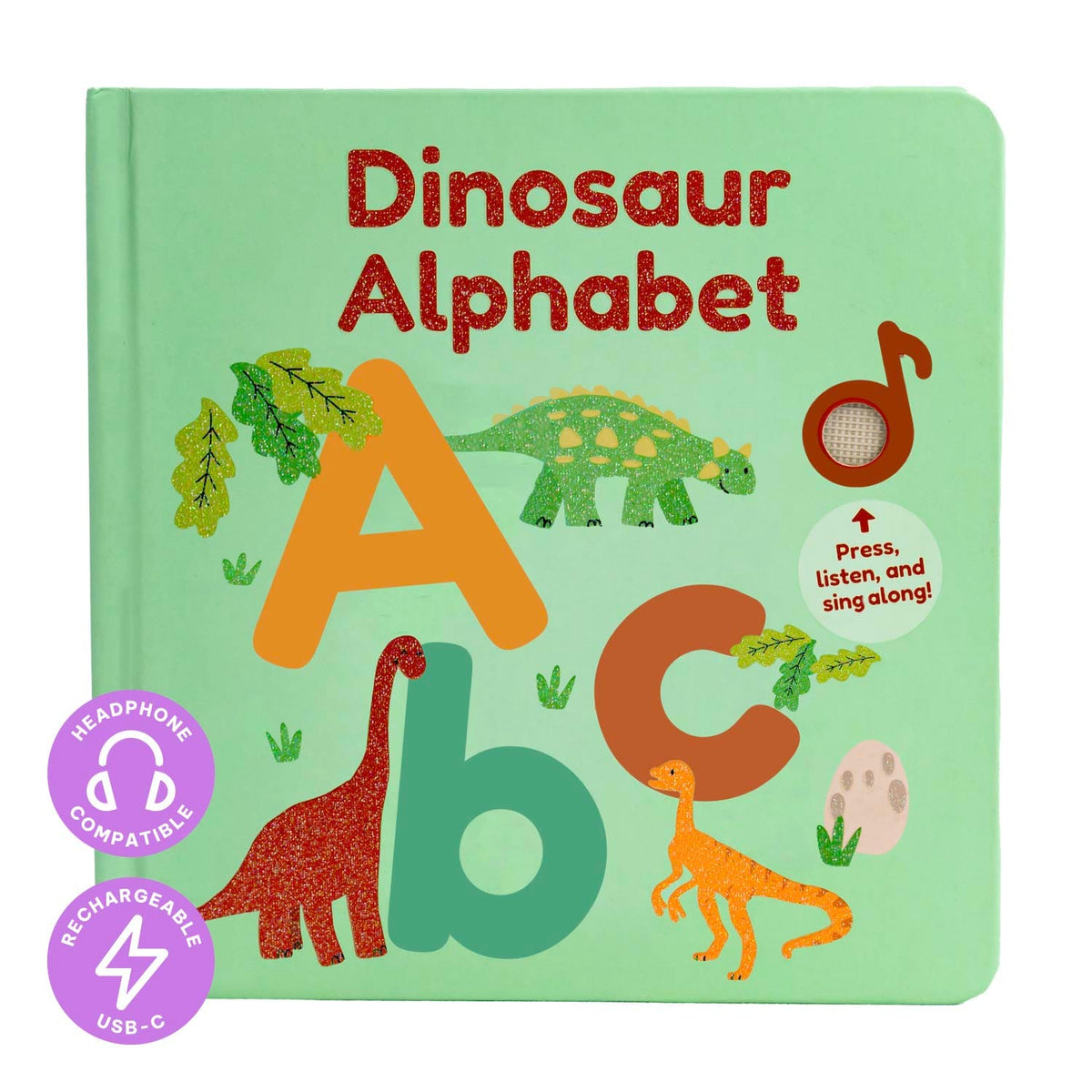 Cali's Books Sound Books Dinosaur Alphabet - Headphone Edition