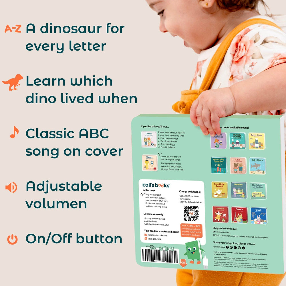 Cali's Books Sound Books Dinosaur Alphabet - Rechargeable