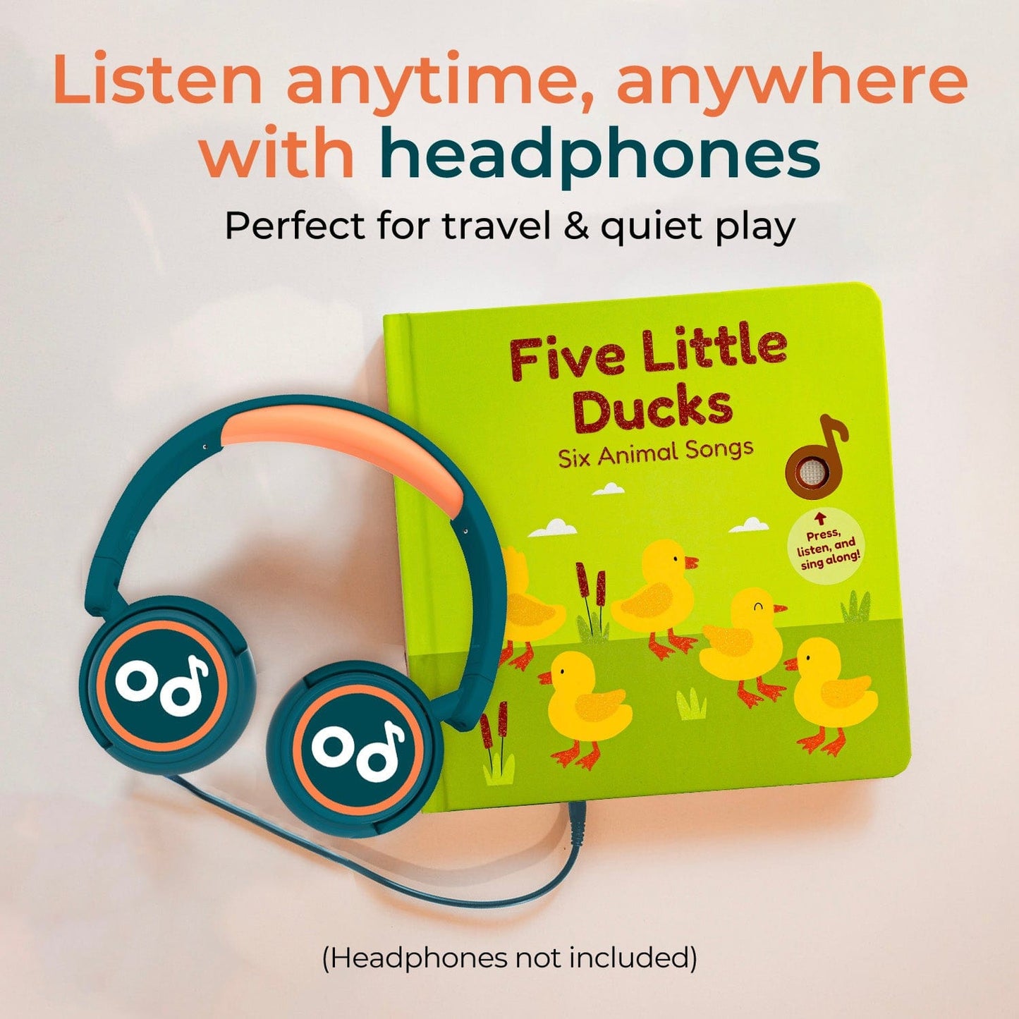 Cali's Books Sound Books Five Little Ducks Nursery Rhymes - headphone edition