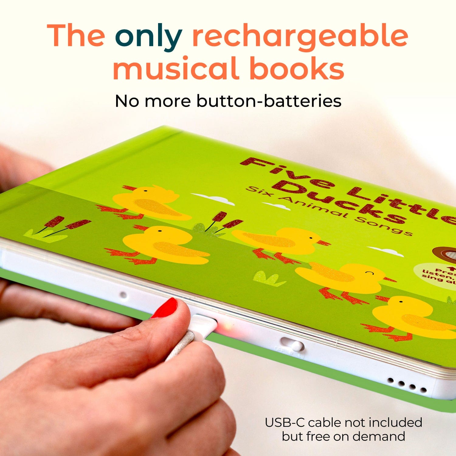 Five Little Ducks Nursery Rhymes - Rechargeable