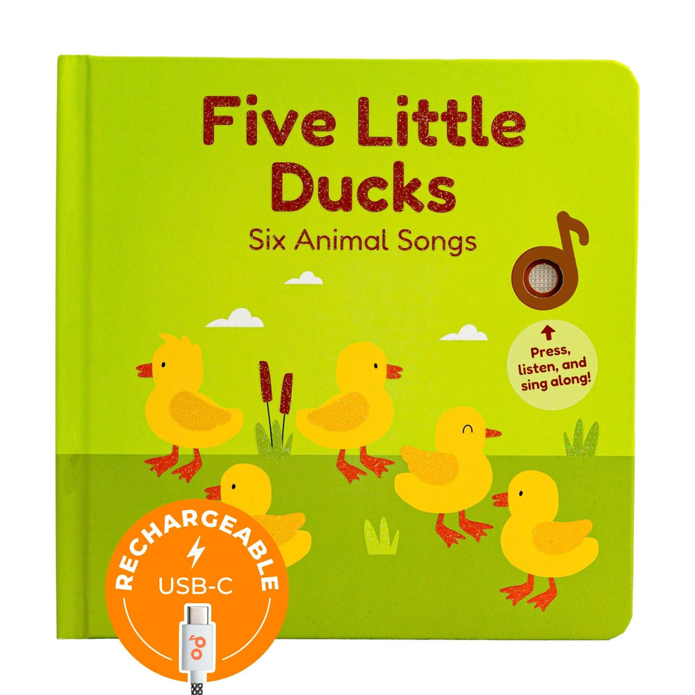 Cali's Books Sound Books Five Little Ducks Nursery Rhymes - Rechargeable