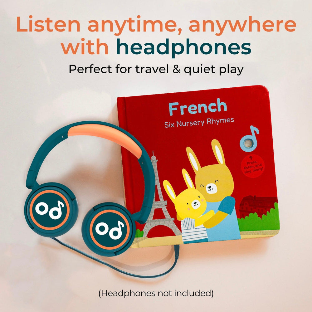 Cali's Books Sound Books French Nursery Rhymes - Headphone edition