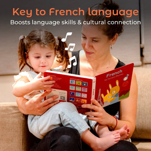 Cali's Books Sound Books French Nursery Rhymes - Rechargeable