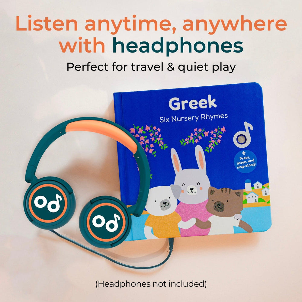 Cali's Books Sound Books Greek Nursery Rhymes - Headphone Edition