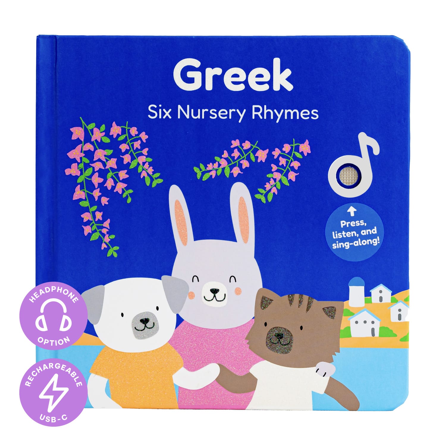 Cali's Books Sound Books Greek Nursery Rhymes - Headphone Edition