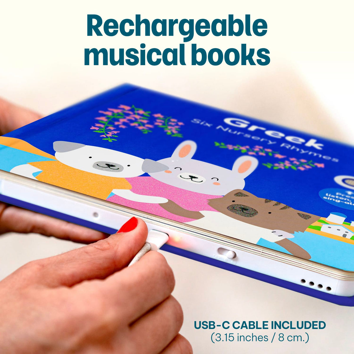 Cali's Books Sound Books Greek Nursery Rhymes - Headphone Edition