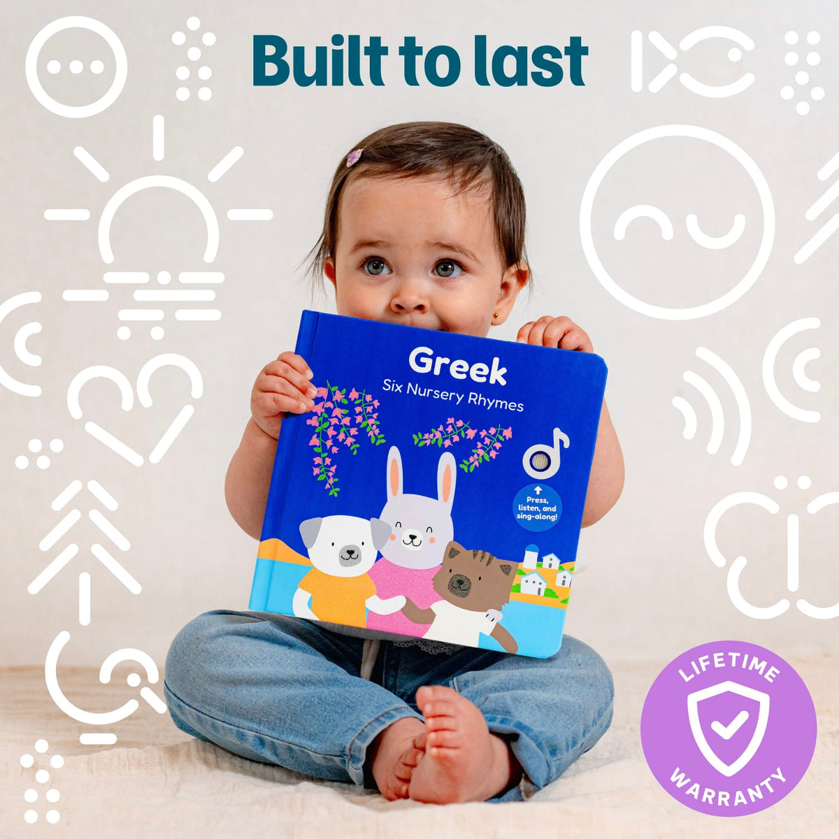 Cali's Books Sound Books Greek Nursery Rhymes - Headphone Edition