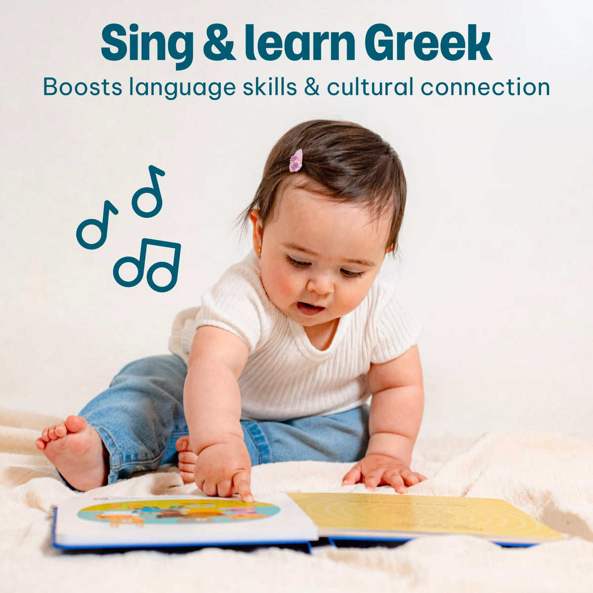 Cali's Books Sound Books Greek Nursery Rhymes - Headphone Edition