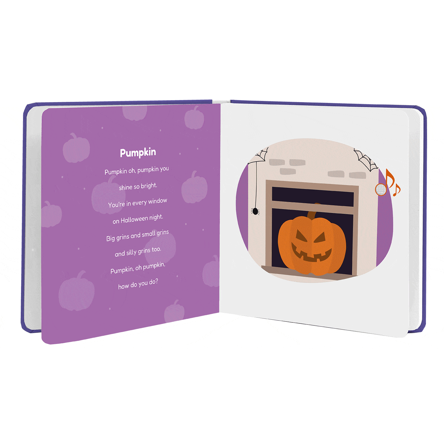 Cali's Books Sound Books Halloween Nursery Rhymes Glow-in-the-Dark