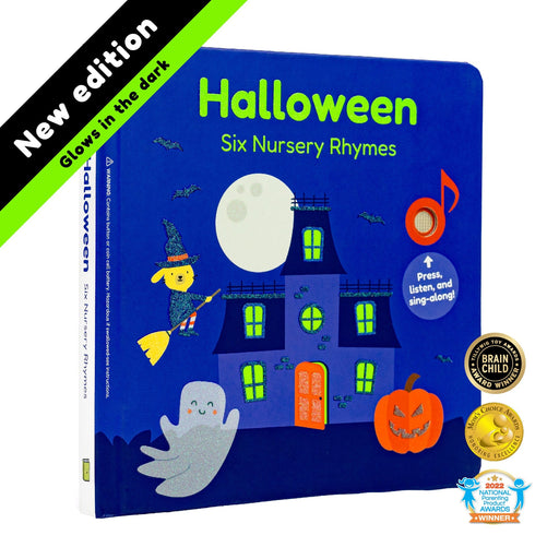 Cali's Books Sound Books Halloween Nursery Rhymes Glow-in-the-Dark