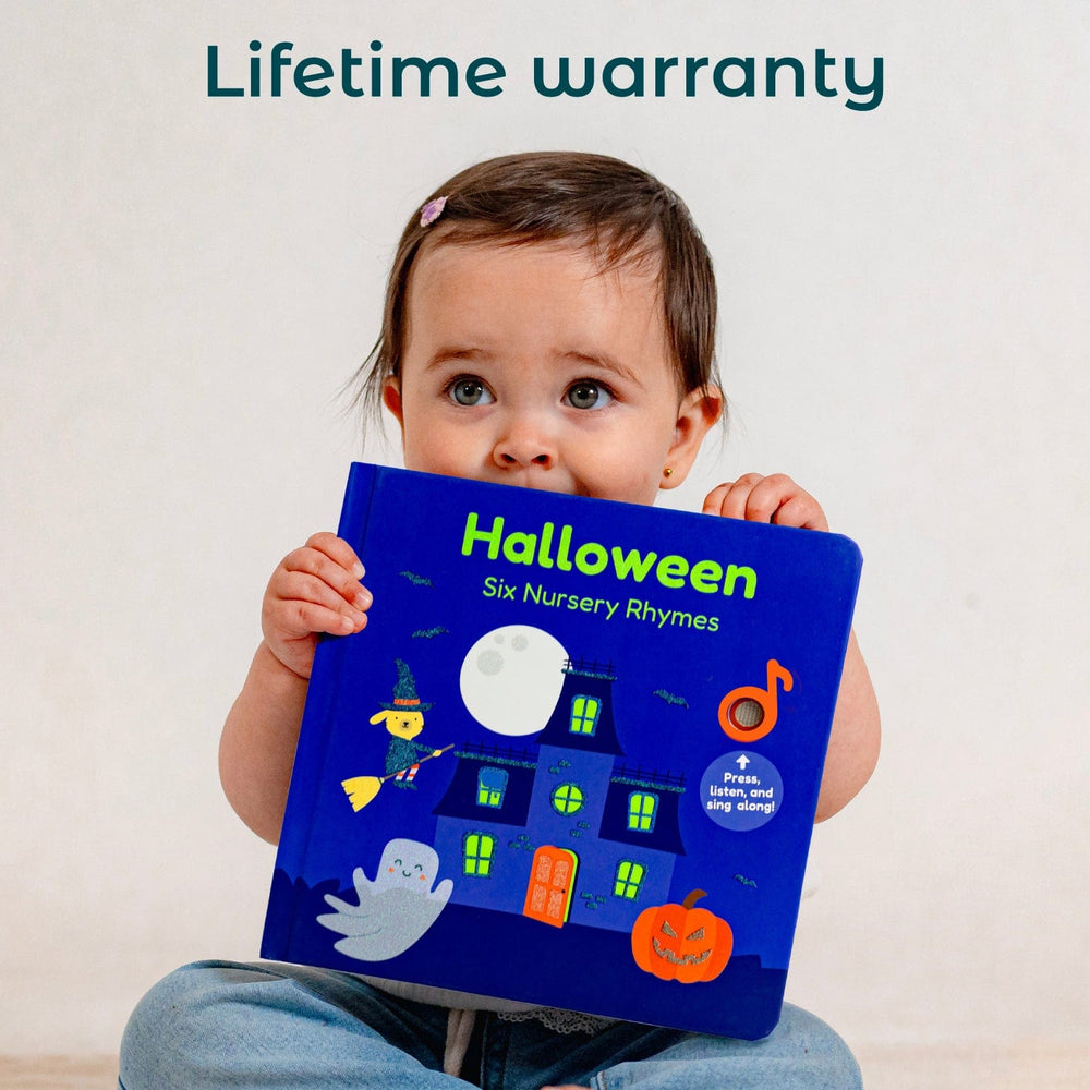 Cali's Books Sound Books Halloween Nursery Rhymes Glow-in-the-Dark - Rechargeable sound book