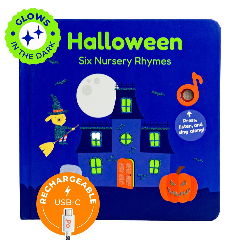 Halloween Nursery Rhymes Glow-in-the-Dark - Rechargeable sound book
