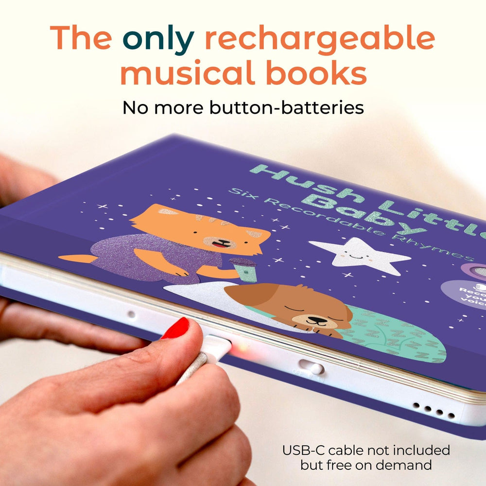 Cali's Books Sound Books Hush Little Baby - Recordable