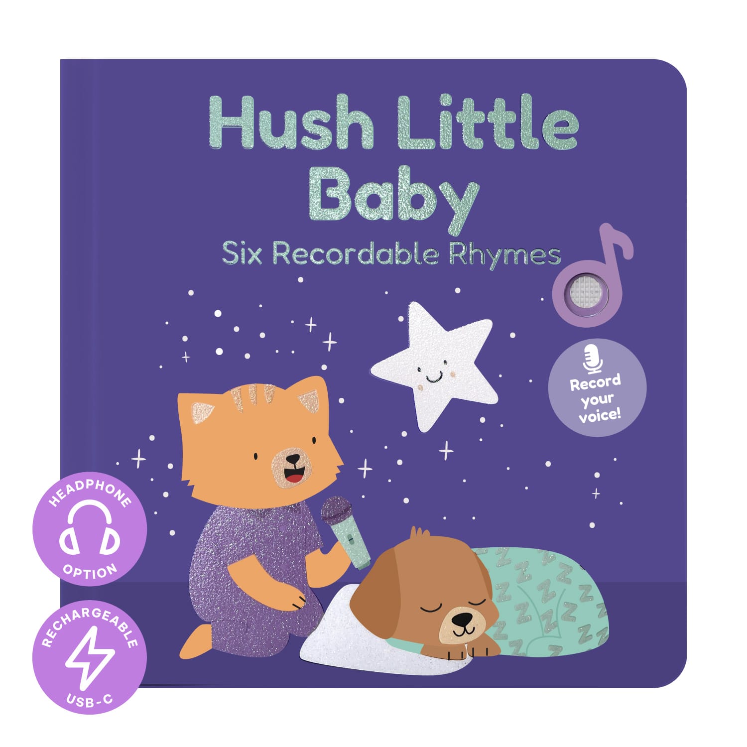 Cali's Books Sound Books Hush Little Baby - Recordable