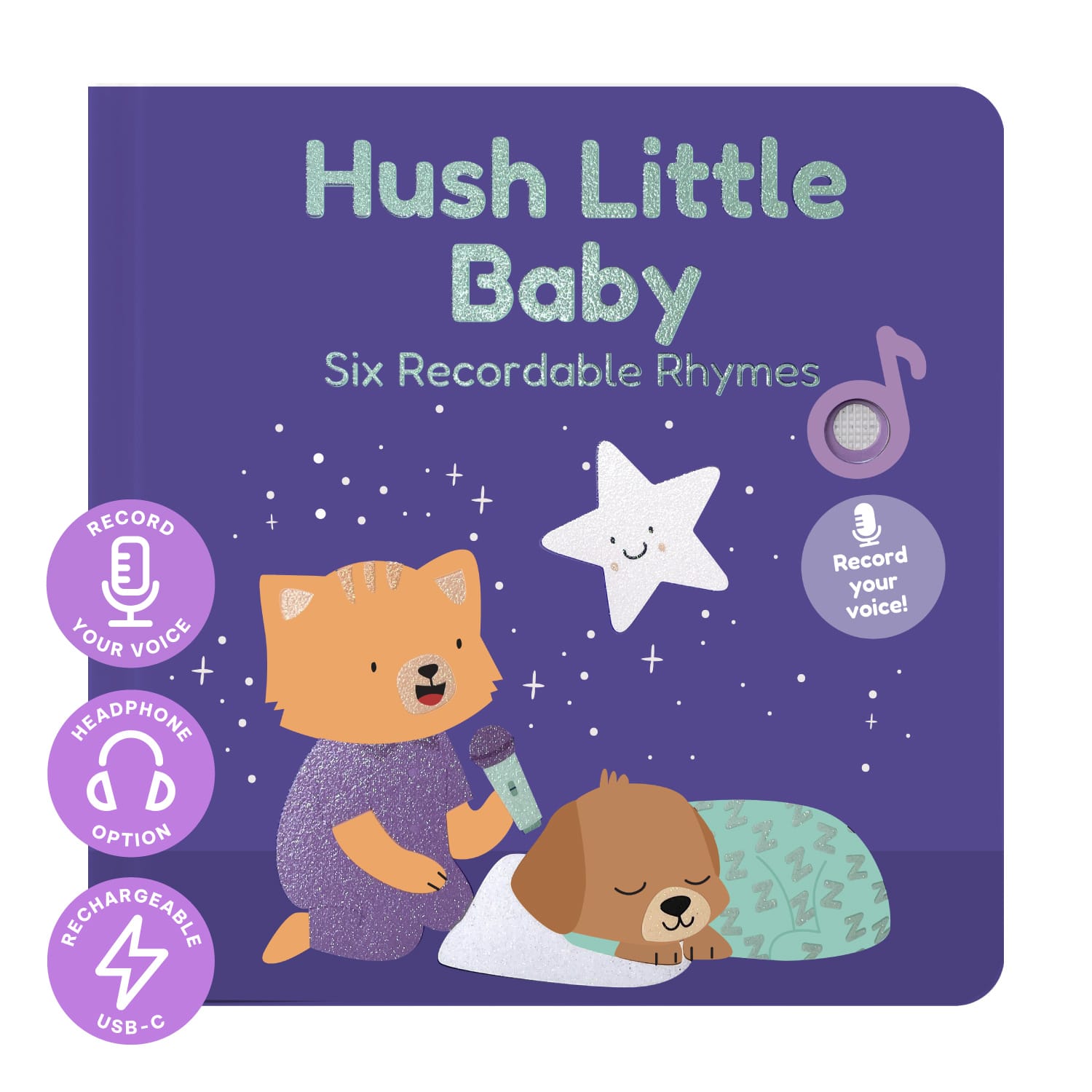 Cali's Books Sound Books Hush Little Baby - Recordable