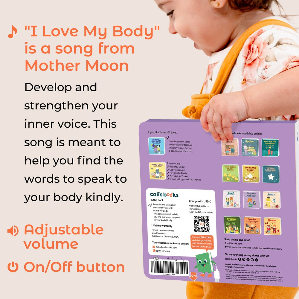 Cali's Books Sound Books I Love My Body by Mother Moon (Rechargeable)