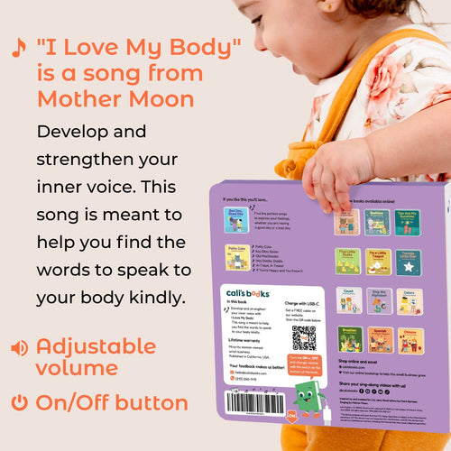 Cali's Books Sound Books I Love My Body by Mother Moon (Rechargeable)