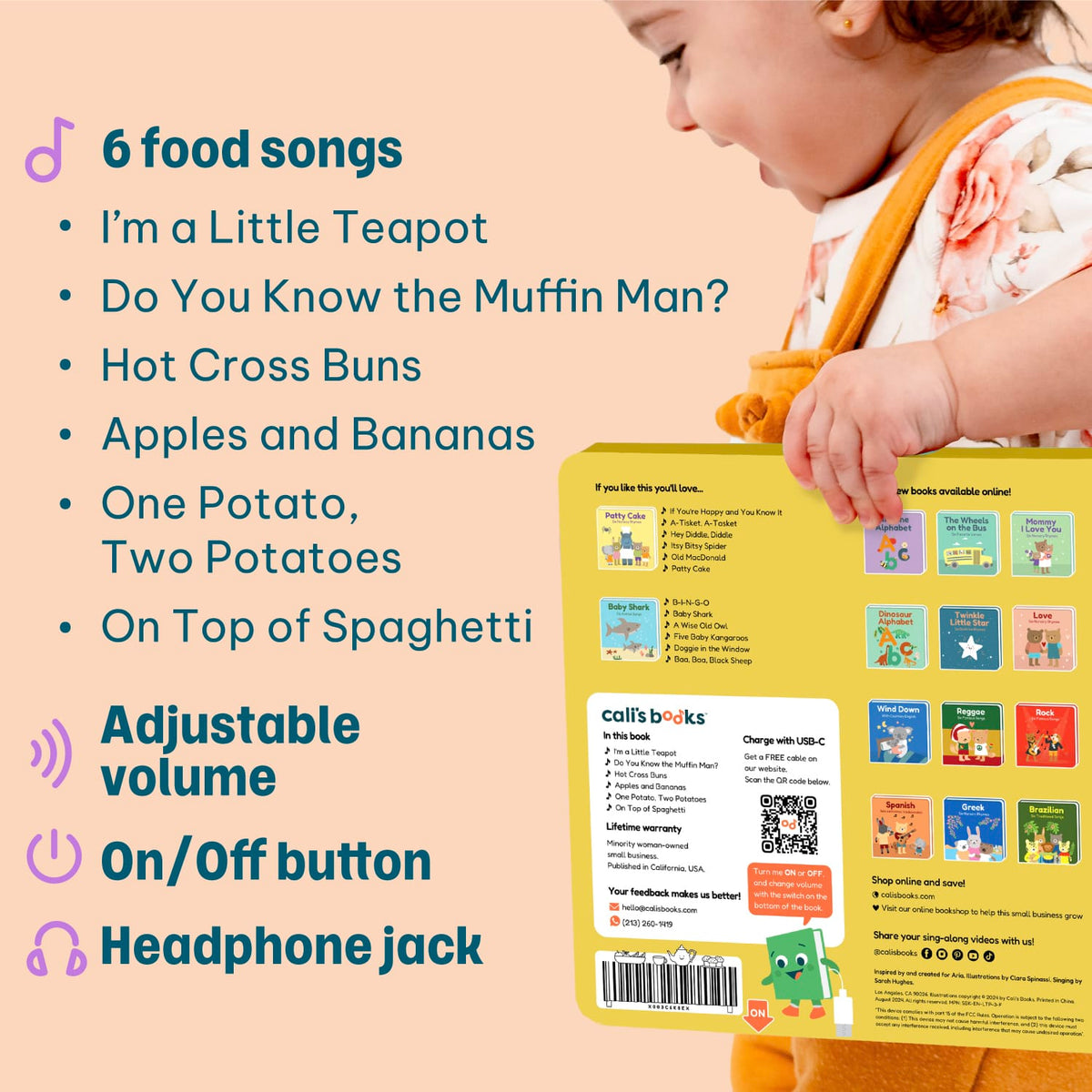 Cali's Books Sound Books I'm a Little Teapot - Headphone Edition