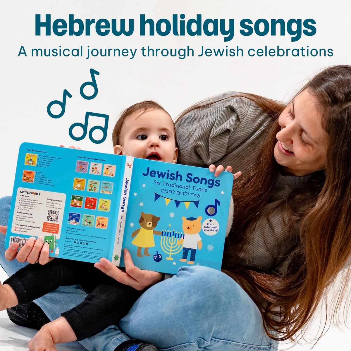 Cali's Books Sound Books Jewish Songs - Headphone Edition