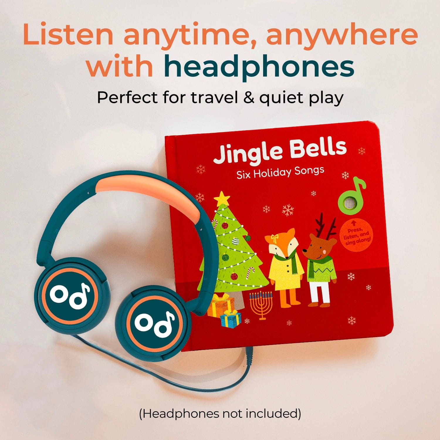 Cali's Books Sound Books Jingle Bells Nursery Rhymes - Headphone Edition