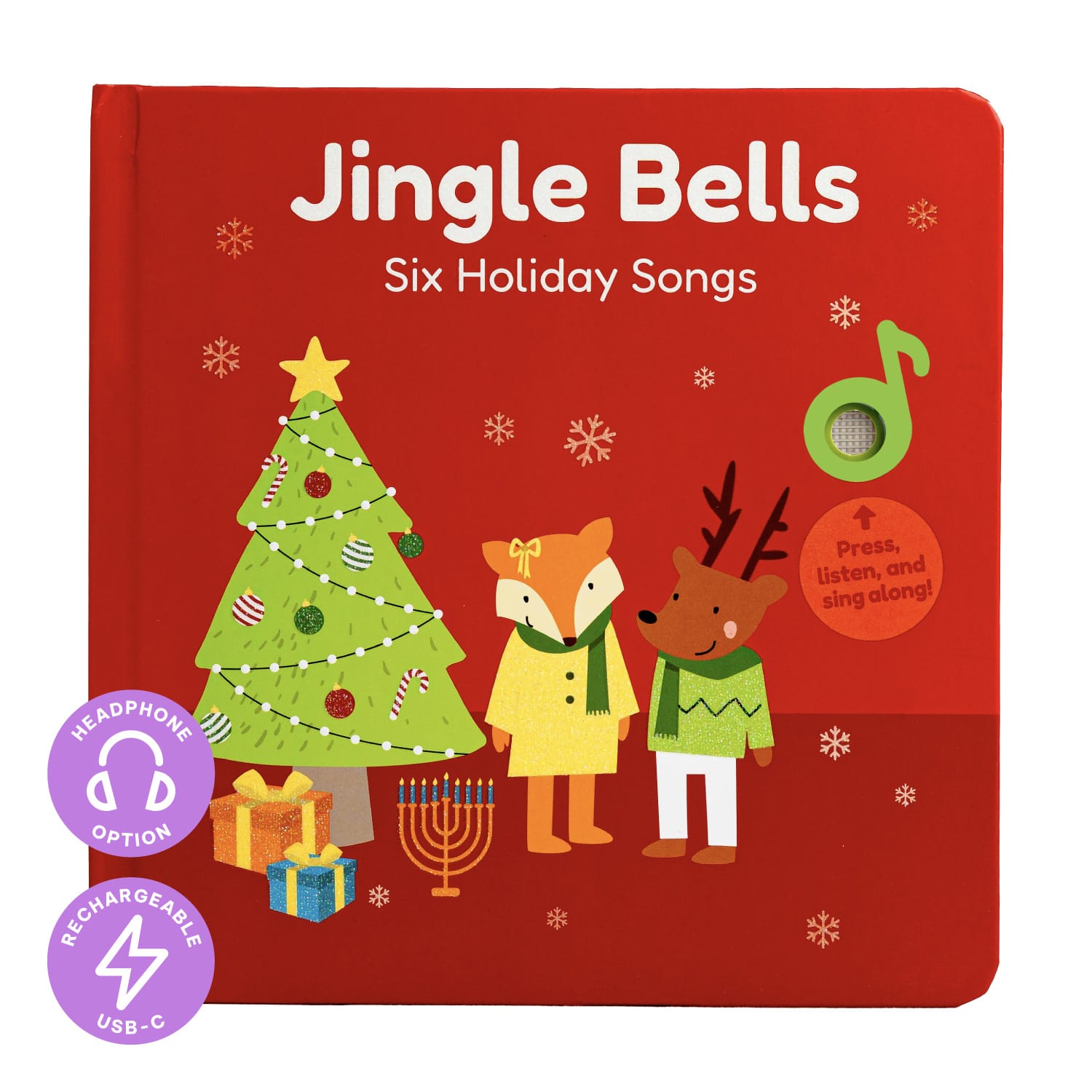 Cali's Books Sound Books Jingle Bells Nursery Rhymes - Headphone Edition